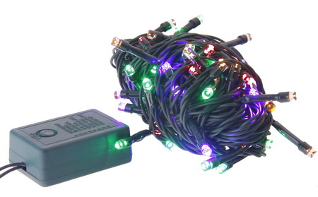 Гирлянда эл. нить  6,5м КОС GIR100LED-RGB 100 светодиодов