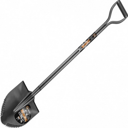 Лопата штыковая 2007 с зубьями "Кузбасс" с изогн. черен. ЦИ