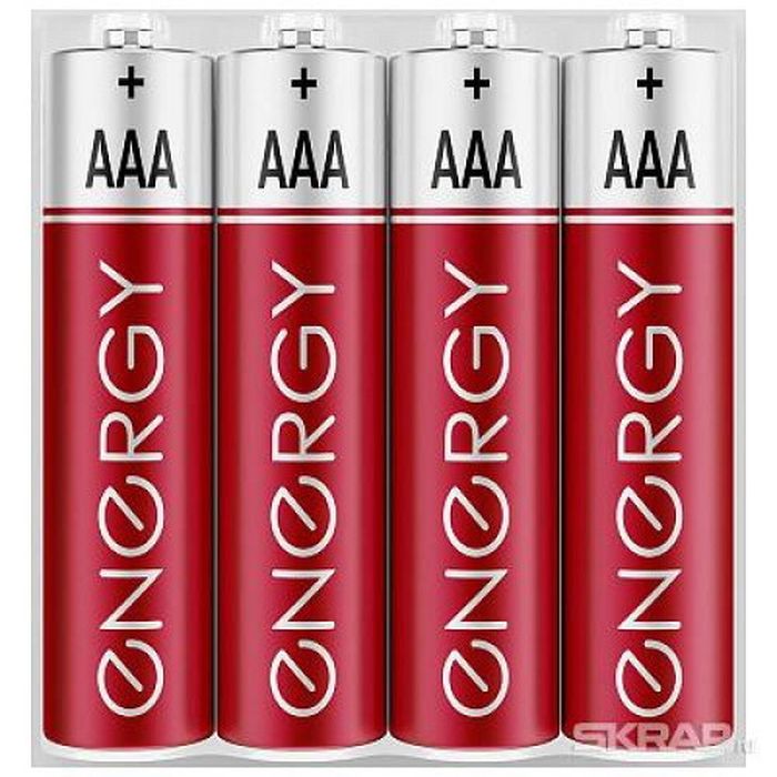 Батарейка солевая Energy R03/4S 104408 Скр.