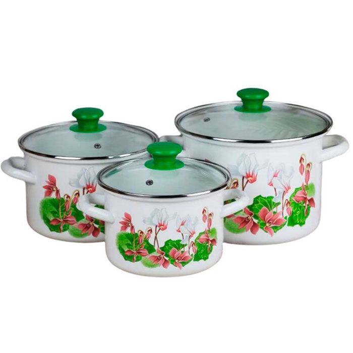 Набор "Цикламен-5-1-Люкс" (3к: 2,4/3,4/5,0л ст/кр.) Керчь