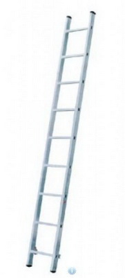 Лестница приставная 411112 ал. 1секц. 1*12ступ. (3,4м.)