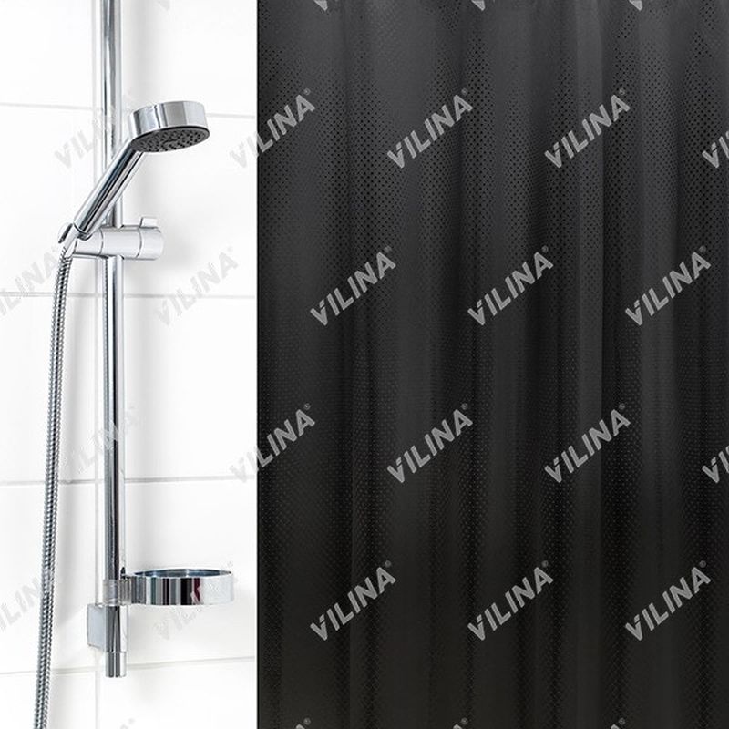 Занавес д/ван.комн. 180*180см. п/эстер. "Бриллиант" 10016 Ромб-бежевая М.