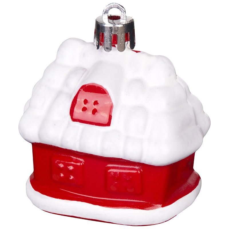 Подвесн.украш. "Заснеженная избушка" 108529 Скр