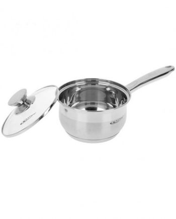 Ковш нерж. 1,8л. с крышк. ДИАНА d16см. КТ01-К (013334)