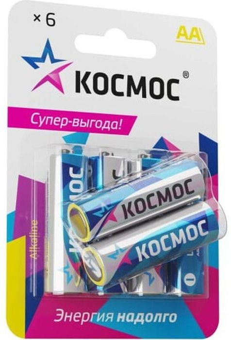 Батарейки Космос LR6 6*BL