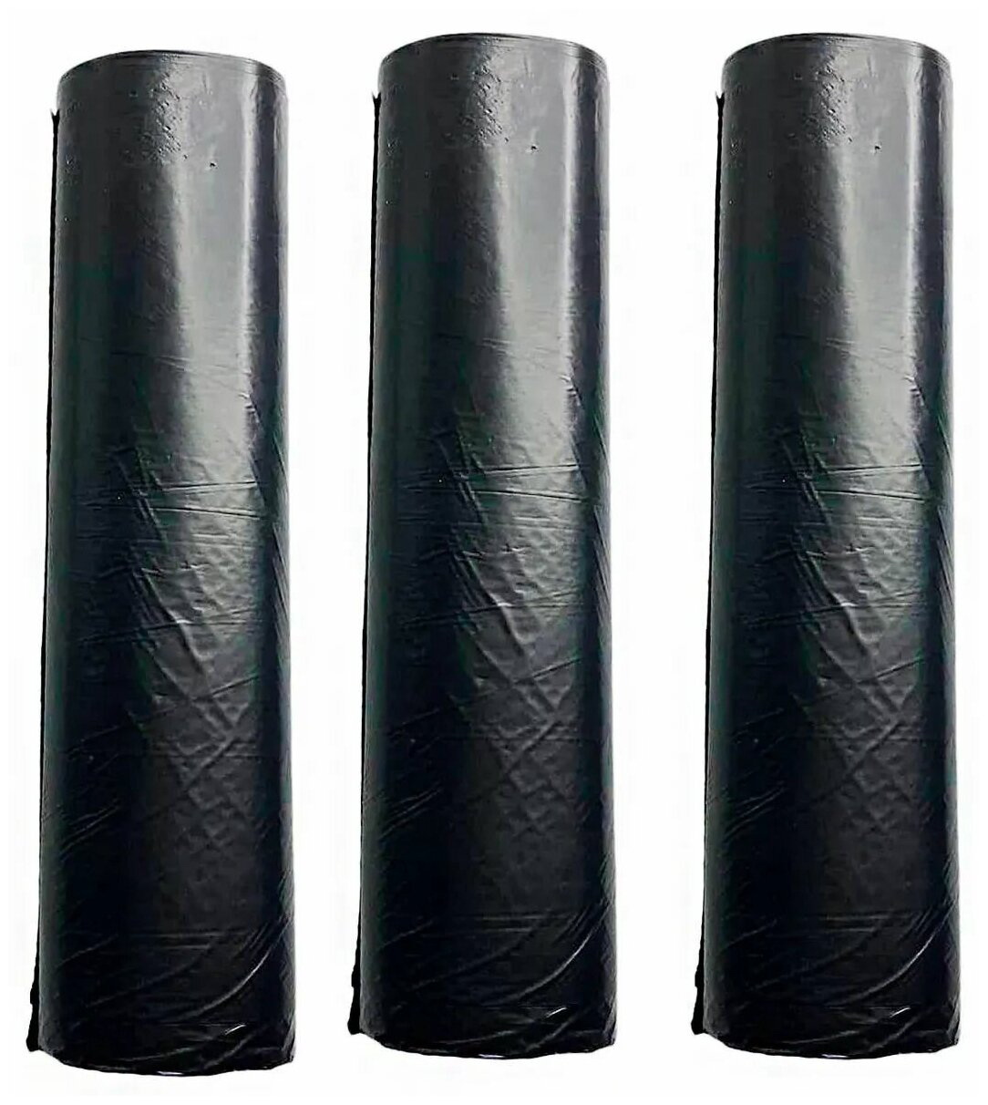 Мешки д/мусора 180л. (10шт.) "Супер" 22мкм. черн. 1560 (Мэйджик)