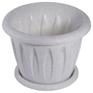 Горшок д/цв. "Фелиция"  1,8л. d180мм. (мрамор) с подд. С103М Мар.