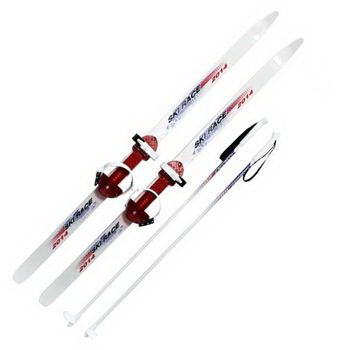 Лыжи подростковые с палками "Ski Race" 140см. 5296/332485/339699 (универс.крепл.) Ковров Лыжи подростковые с палками "Ski Race" 140см. 5296/332485/339699 (универс.крепл.) Ковров