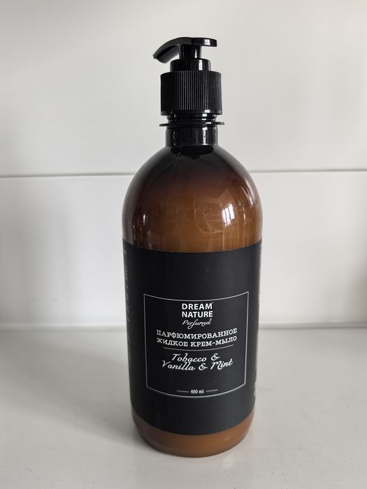 Жидкое крем-мыло DREAM NATURE "Tobacco & Vanilla & Mint" 2162-2 650мл. Жидкое крем-мыло DREAM NATURE "Tobacco & Vanilla & Mint" 2162-2 650мл.