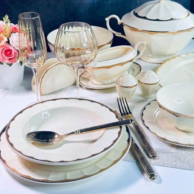 Столовый сервиз 205-939 30пр. "Империал золото" (подар. уп.)