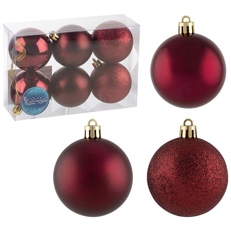 Шары SYQA-0123123-04 (набор 6шт.) d6см. 106307 Скр.