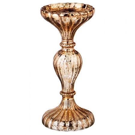 Подсвечник 862-241 "Золотая россыпь" с подсветкой (9*20см.) ВД