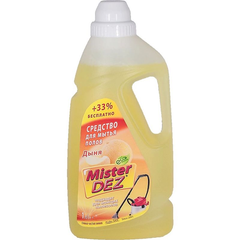 Средство д/мытья пола MISTER DEZ ECO-CLEANING 1,0л. 10420/101 "Дыня"