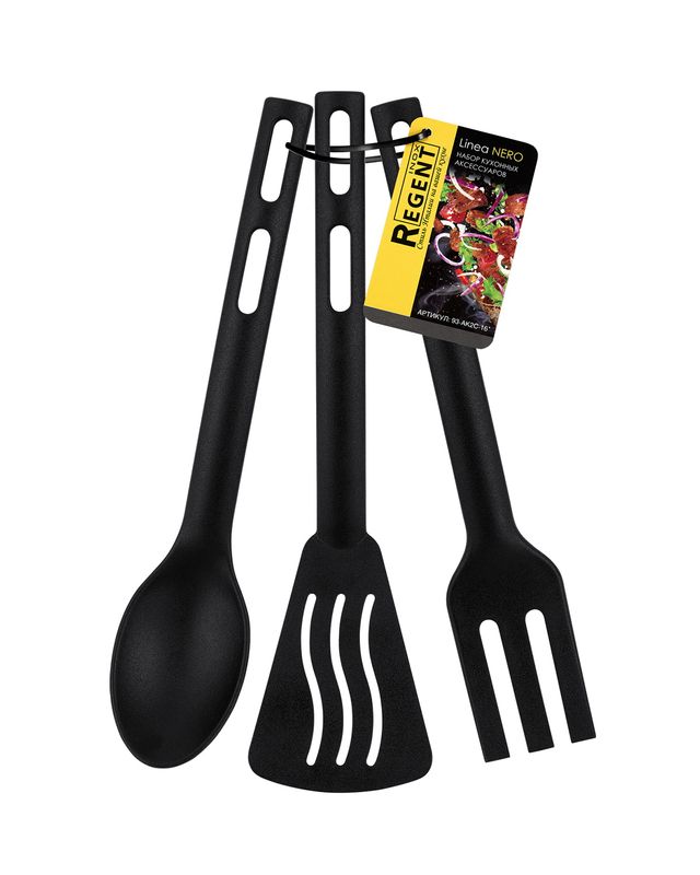 Набор кухонных аксессуаров 93-AK2C-16 (3шт.) Linea NERO