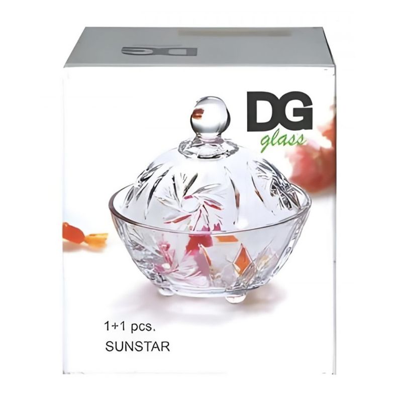 Икорница SP7196GCL 280мл. стекло) подар.уп.