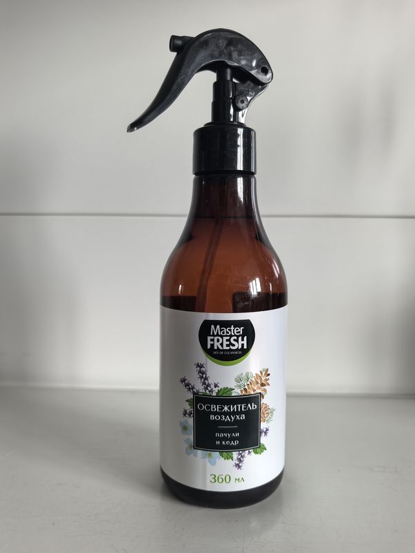 Освежитель воздуха Master FRESH аква "Пачули и кедр" 360мл. 8330 (Арвитекс)