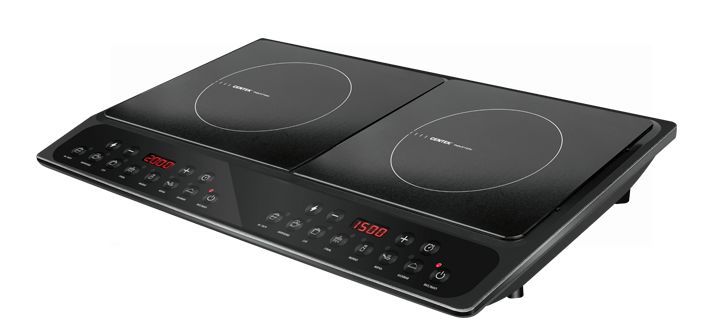 Электроплита индукционная CENTEK CT-1514 2-х комф. Black (3,5кВт. 7 прогр. LED-дисплей, таймер)