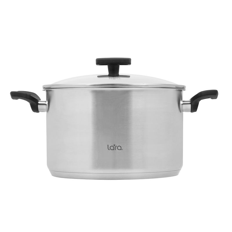 Кастрюля LARA LR02-246 2,1л. Веста (нерж. ст/кр.)