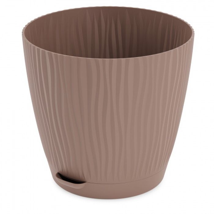 Горшок д/цв. "Флис"  2,0л. (с прикорневым поливом) М8442 (какао)