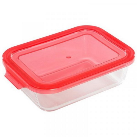 Контейнер   1,0л. LIMPIDO 005481 прямоуг. с пл.крышк. Mallony (жаропр.стекло)