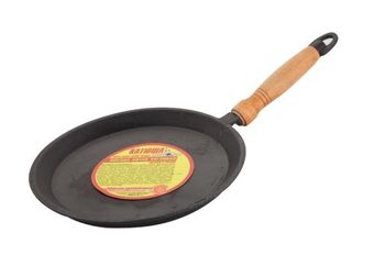 Блинница чуг. 240*15мм. (с дер.руч.) бл240