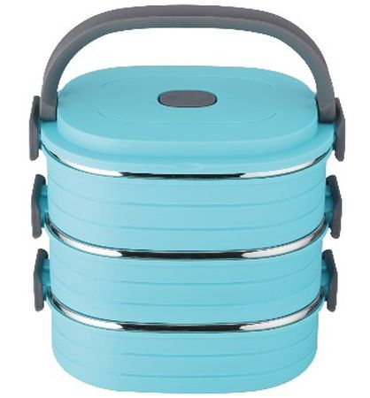 Термоконтейнер BK-4373 3*0,9л нерж/пл.