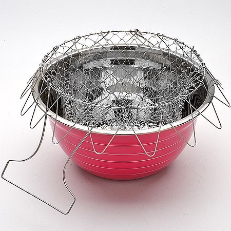 Фритюрница+пароварка+дуршлаг МВ 22746 (вставка в кастрюлю) нерж. СКС