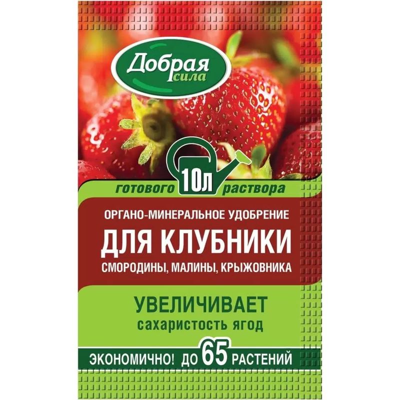 Удобрение жидкое ДОБРАЯ СИЛА (д/клубники и ягод) 100мл. DS21070024 .