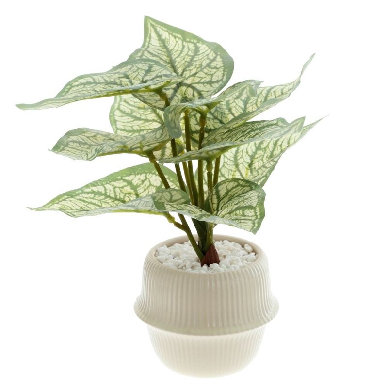 Цветок искусственный 816498 "Каладиум" в горшке h=21см (Р)