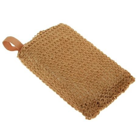 Мочалка из джута "Брикет" М6403 (16*11*4см) Е