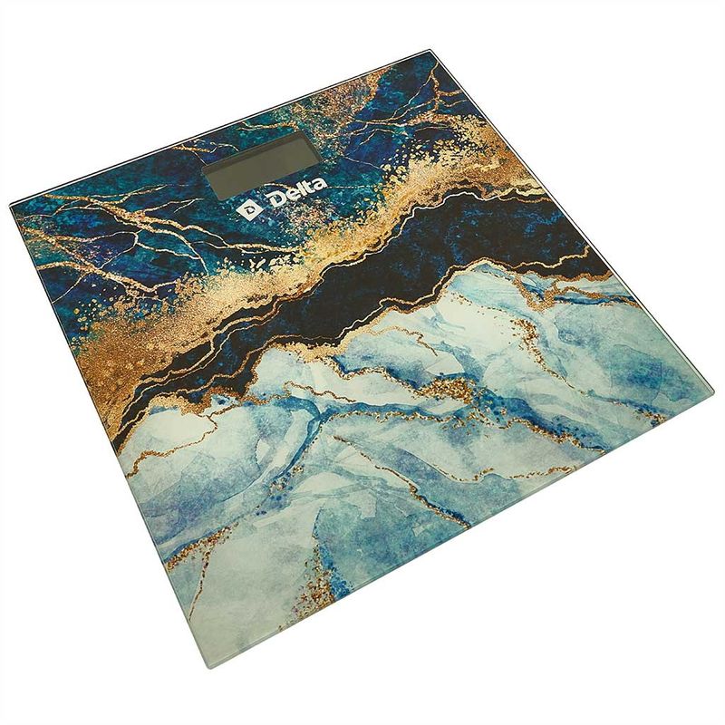 Весы напольные DELTA D-9014 "Синий Оникс" 180кг. электрон.