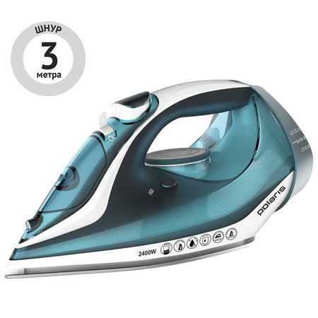 Утюг POLARIS PIR 2487АК с отпар. 2,4 кВт. (керам.подошва,) автоокл.