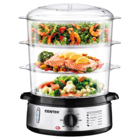 Пароварка CENTEK CT-1457 (800Вт. 3сетки)