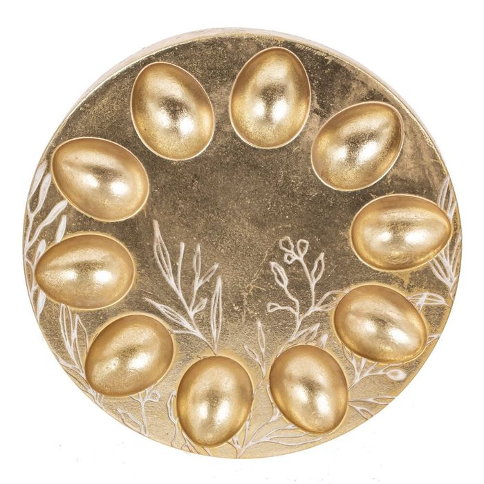 Тарелка д/10-ти яиц 817210 (22,5*22,5*2,5см.) ВД