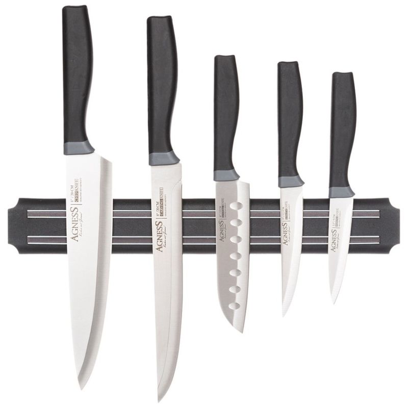 Набор ножей 911-043 (6пр.5ножей на магн. дер. ) ВД