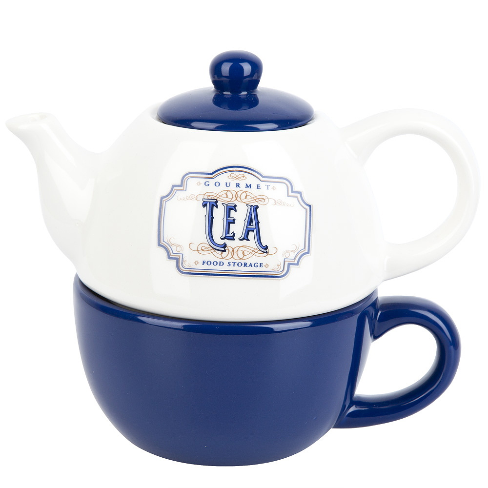 Чайный набор L2521086 "Gourmet" 2пр: чайник 380мл+ чашка 350мл.(подар. уп.) ЕНС