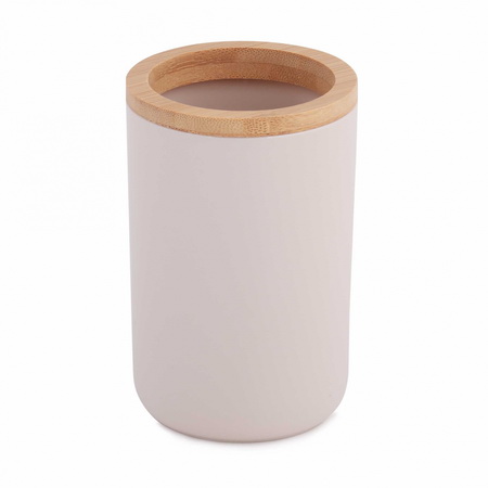 Стакан д/зуб.щеток БАМБУК М8053 (бежевый)