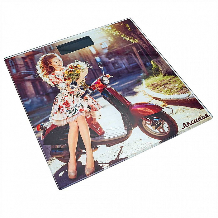 Весы напольные АКСИНЬЯ КС-6012 "Джульетта" 180кг. электрон.