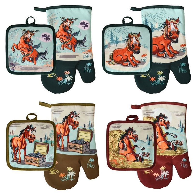 Прихватка+рукавица "Савраска" HN88-545 Мд