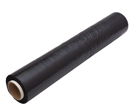 Пленка Стрейч 500мм*140м. 20мкм. (1,0кг.) черн. 24-4039 рулон (ОК)