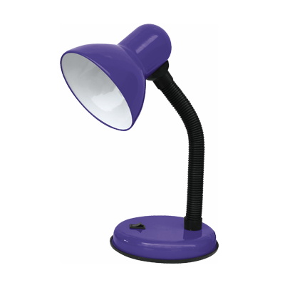 Лампа настольная СНО 22Ф на основании ,фиолетовый, IN HOME