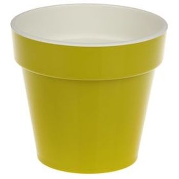 Кашпо ПОРТО 1,0л. со вставкой 0063 (фисташковое) ДП