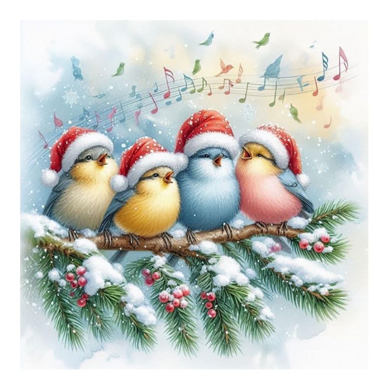 Салфетки бумажные 3сл. Home Collection Classic 44376 (33*33см.) 20шт. НГ "Новогодний квартет" РБ