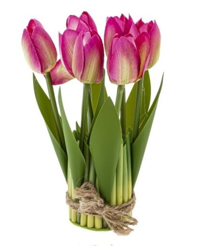 Цветочная композиция 817665 "Тюльпан" h=18см. (Р)