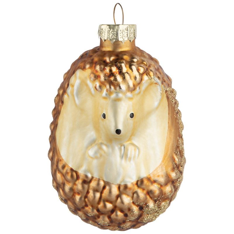 Подвесн.украш. "Ежик" 108599 (стекл.) Скр