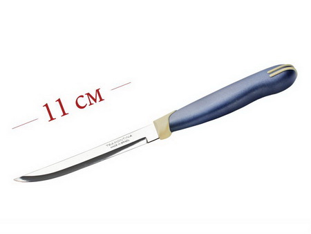 Нож Tramontina Multicolor 871-568 (кухонный 12,7см, с зуб.) 23529/215