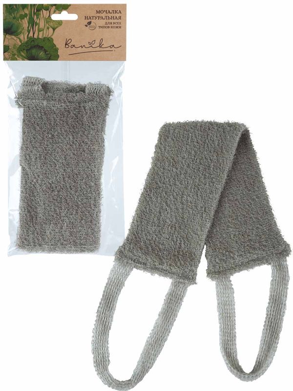 Мочалка из льна "Длинная" М4002 45*9см. Е