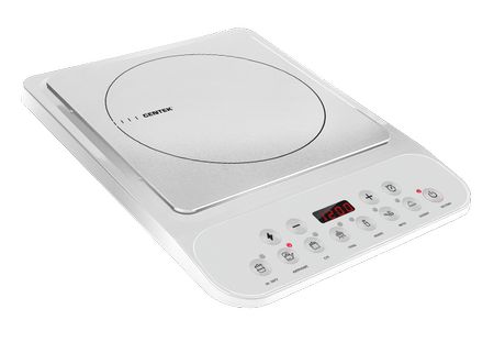 Электроплита индукционная CENTEK CT-1517 White (2,0кВт. 7 прогр. LED-дисплей, таймер)