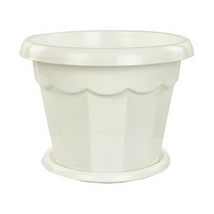Горшок д/цв. "Гармония" 7л. с подд. М1412 (белый)