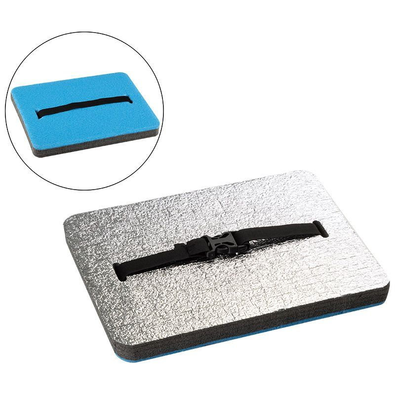 Сиденье туристическое 104169 металлизированное с карабином (350*240*30мм) Cкр.